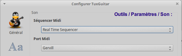 tuxguitar avec le son