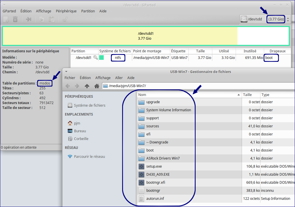 create usb key boot windows