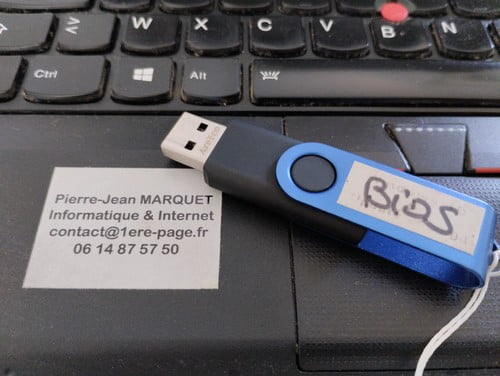 cle usb bios