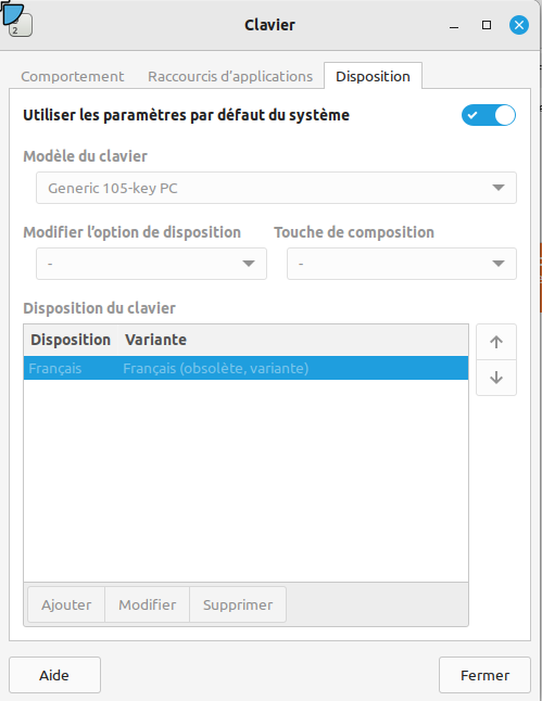 Ajuster les touches du clavier Mac ou QWERTY