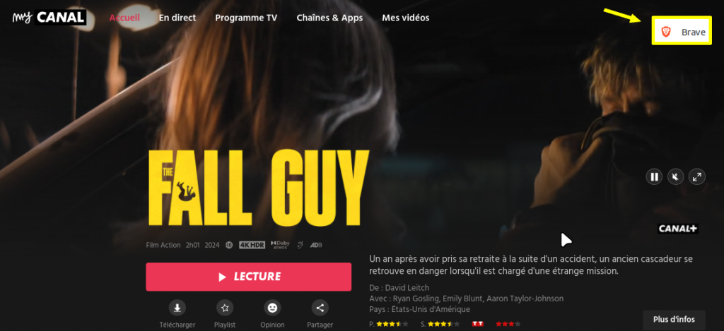 MyCanal de Canal Plus sous Linux 2024